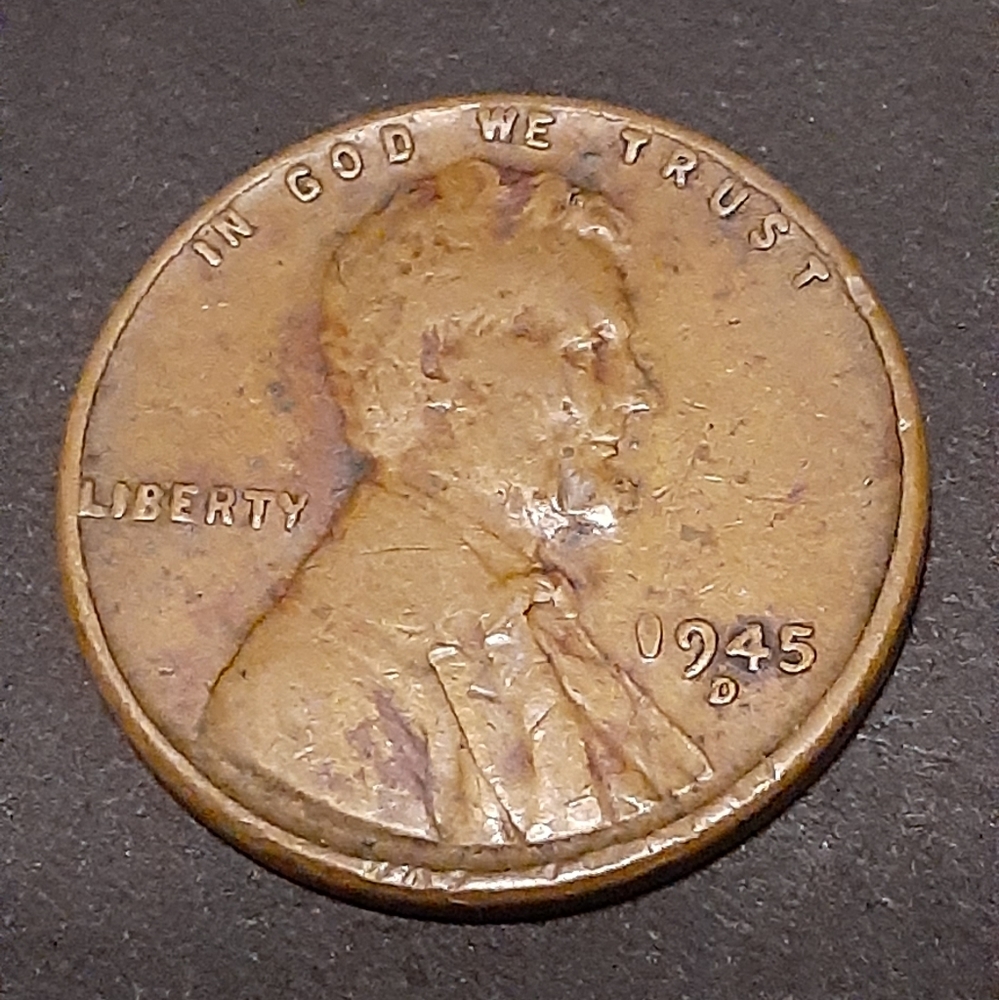 1945 D Lincoln  Wheat Penny
